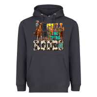 Smoke and they call the thing rodeo Heavyweight Hoodie - NancyCooperArtShop