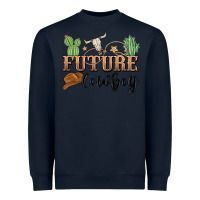 Navy future cowboy Heavyweight Sweatshirt - MaliasSmallBusiness