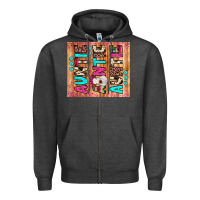 Charcoal Heather auntie heifer Zipper Hoodie - JahusDesignShop