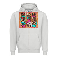 Dove Grey auntie heifer Zipper Hoodie - JahusDesignShop