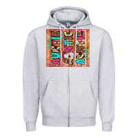 Heather Grey auntie heifer Zipper Hoodie - JahusDesignShop