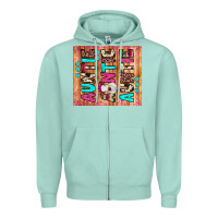 Seafoam auntie heifer Zipper Hoodie - JahusDesignShop