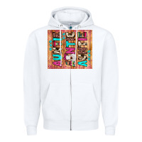White auntie heifer Zipper Hoodie - JahusDesignShop