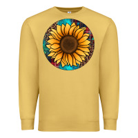 Antique Gold sunflower christmas ornament Premium Sweatshirt - Jasminsmagicworld