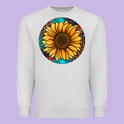 Sunflower Christmas Ornament Premium Sweatshirt Designed By Jasminsmagicworld