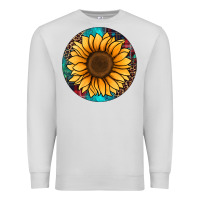 Dove Grey sunflower christmas ornament Premium Sweatshirt - Jasminsmagicworld
