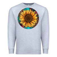 Heather Grey sunflower christmas ornament Premium Sweatshirt - Jasminsmagicworld
