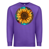Purple sunflower christmas ornament Premium Sweatshirt - Jasminsmagicworld