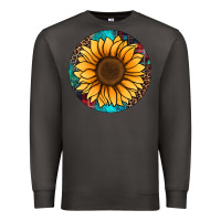 Smoke sunflower christmas ornament Premium Sweatshirt - Jasminsmagicworld