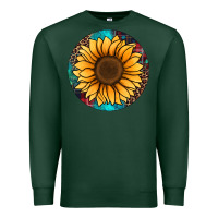 Sports Green sunflower christmas ornament Premium Sweatshirt - Jasminsmagicworld