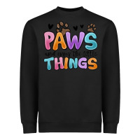 Black paws and enjoy the little things Heavyweight Sweatshirt - MaliasSmallBusiness