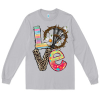 Moon Dust Love crown of thorns Easter Day Long Sleeve Tee - CowGirlArtShop