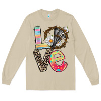 Mushroom Love crown of thorns Easter Day Long Sleeve Tee - CowGirlArtShop