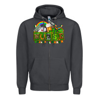 Smoke st patricks nurse Zipper Hoodie - AdoDesignShop