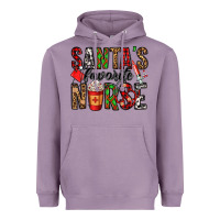 Lavender santa's favorite nurse Heavyweight Hoodie - Jasminsmagicworld
