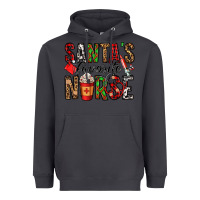 Smoke santa's favorite nurse Heavyweight Hoodie - Jasminsmagicworld