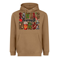 Toasted Coconut santa's favorite nurse Heavyweight Hoodie - Jasminsmagicworld