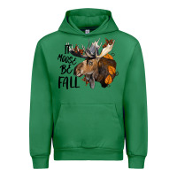 Emerald It Moose Be Fall Urban Hoodie - LillyAllenDesigns