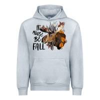Heather Grey It Moose Be Fall Urban Hoodie - LillyAllenDesigns
