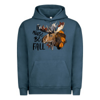 Pigment Midnight Navy It Moose Be Fall Urban Hoodie - LillyAllenDesigns