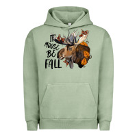 Pigment Oil Green It Moose Be Fall Urban Hoodie - LillyAllenDesigns