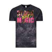 Cloud Black black girl magic with afro black women Vintage Tee - texasbilliewilder