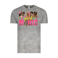 Cloud Rock black girl magic with afro black women Vintage Tee - texasbilliewilder