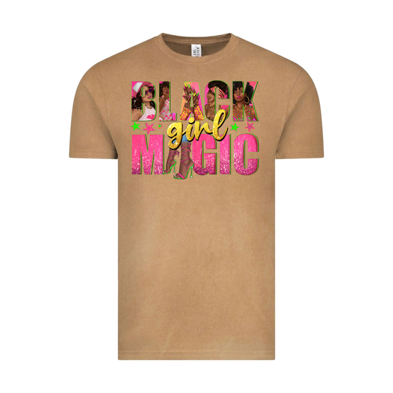 Black Girl Magic With Afro Black Women Vintage Tee by texasbilliewilder | Teevron