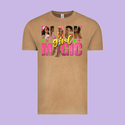 Vintage Tee black girl magic with afro black women