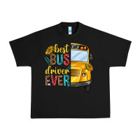 Black best bus driver ever Urban Heavy Tee - texasbilliewilder