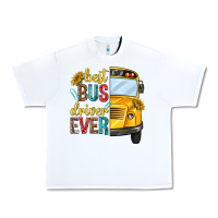 White best bus driver ever Urban Heavy Tee - texasbilliewilder