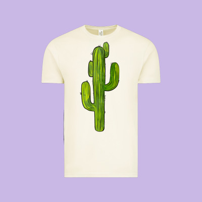 Cactus Vintage Tee Designed By Barkaloodesign