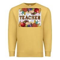 Antique Gold Teacher Premium Sweatshirt - LillyAllenDesigns