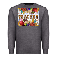 Charcoal Heather Teacher Premium Sweatshirt - LillyAllenDesigns