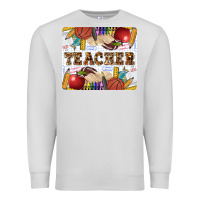 Dove Grey Teacher Premium Sweatshirt - LillyAllenDesigns