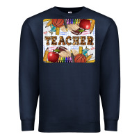 Navy Teacher Premium Sweatshirt - LillyAllenDesigns