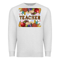 Oatmeal Heather Teacher Premium Sweatshirt - LillyAllenDesigns