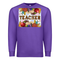 Purple Teacher Premium Sweatshirt - LillyAllenDesigns