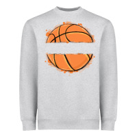 Heather Grey custom basketball Heavyweight Sweatshirt - MaliasSmallBusiness
