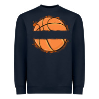 Navy custom basketball Heavyweight Sweatshirt - MaliasSmallBusiness