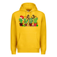 Lemon christmas cactus Premium Hoodie - MaliasSmallBusiness