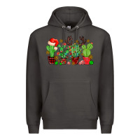 Smoke christmas cactus Premium Hoodie - MaliasSmallBusiness