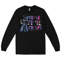 Black people give me the creeps Long Sleeve Tee - CowhideDigitalArt