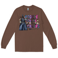 Chestnut people give me the creeps Long Sleeve Tee - CowhideDigitalArt