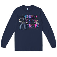 Navy people give me the creeps Long Sleeve Tee - CowhideDigitalArt