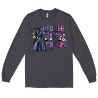 Smoke people give me the creeps Long Sleeve Tee - CowhideDigitalArt