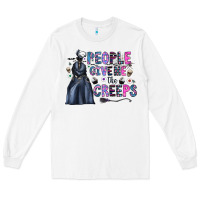 White people give me the creeps Long Sleeve Tee - CowhideDigitalArt