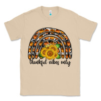 Mushroom Thankful Vibes Only Classic Tee - CowhideDigitalArt