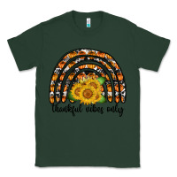 Sports Green Thankful Vibes Only Classic Tee - CowhideDigitalArt
