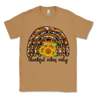 Toasted Coconut Thankful Vibes Only Classic Tee - CowhideDigitalArt